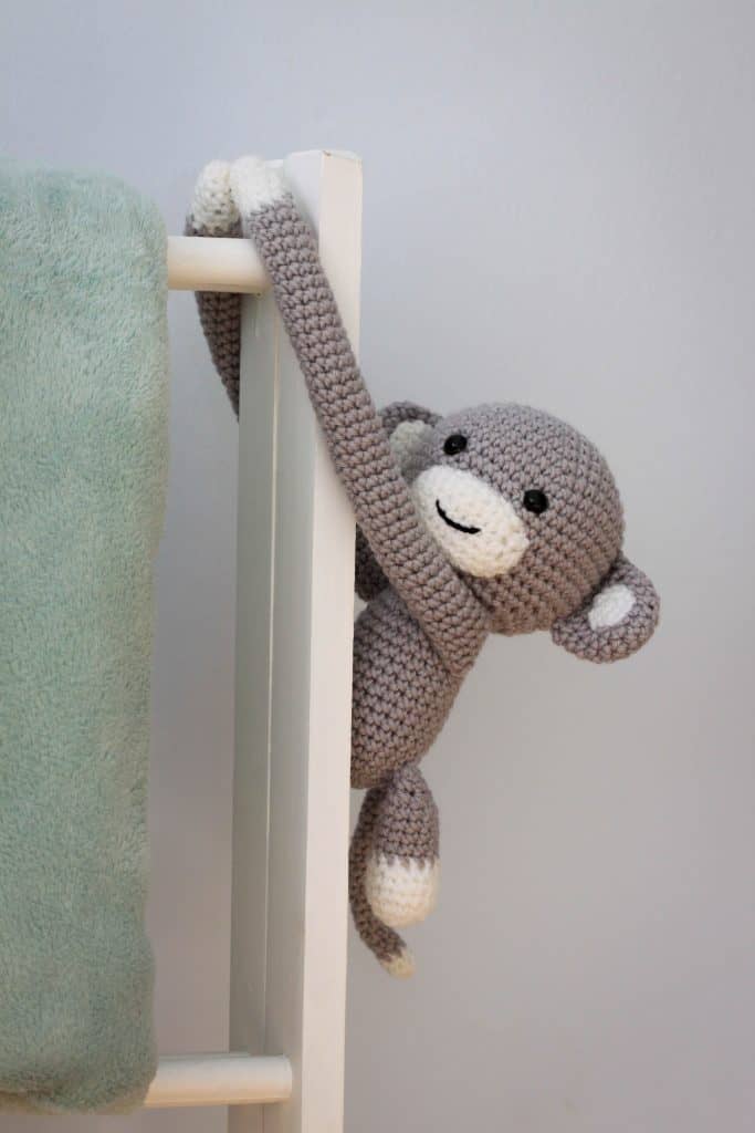 Cheeky monkey curtain tie back