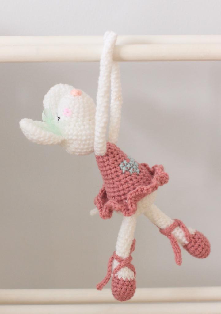 crochet ballerina mouse
