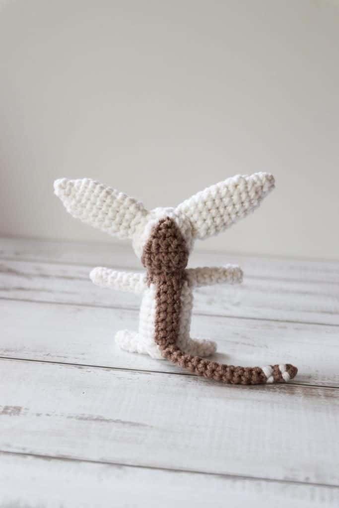 Free crochet Momo pattern | Avatar: the Last Airbender