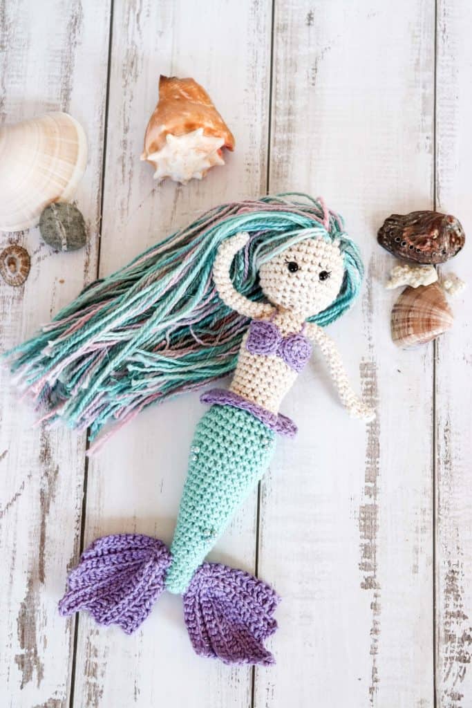 Luna the Mermaid crochet pattern