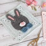 IMG_7344 Bunny Granny Square Pattern (Boy & Girl Rabbit)