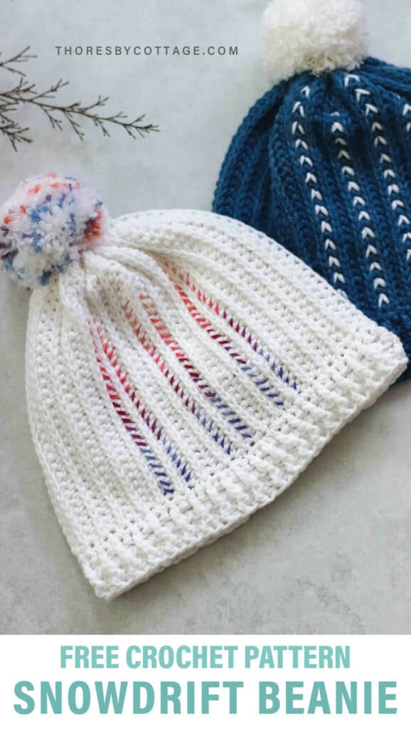 Snowdrift beanie | Easy crochet beanie pattern Snowdrift beanie | Easy crochet beanie pattern