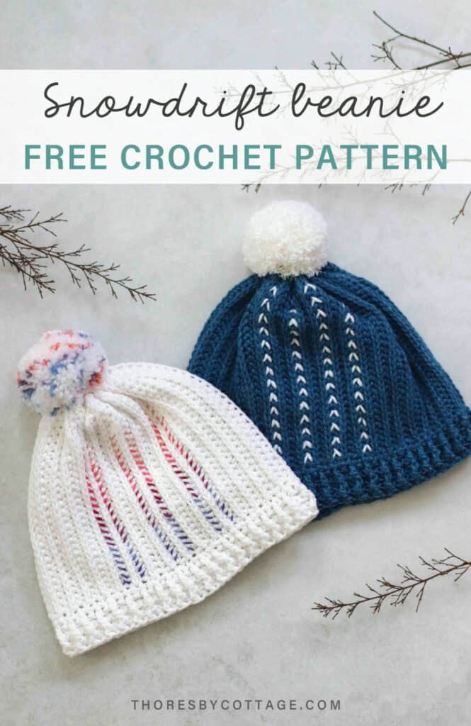Snowdrift beanie | Easy crochet beanie pattern Snowdrift beanie | Easy crochet beanie pattern